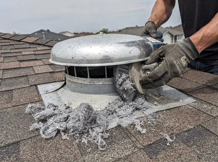 Cleaning Dryer Vent On Roof in Pataskala
