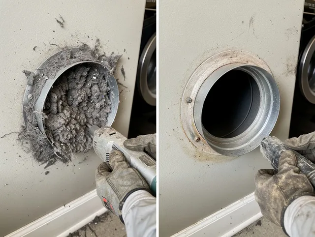 Professional clogged vent cleaning by Pataskala Dryer Vent Cleaning in Pataskala