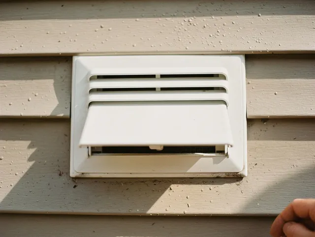 Pataskala Dryer Vent Cleaning technician performing professional exhaust vent cleaning at a residential property in Pataskala