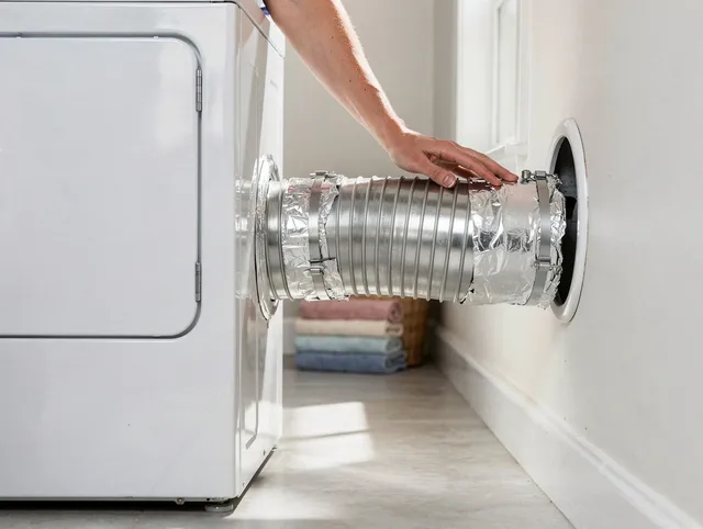 Professional dryer vent hose installation by Pataskala Dryer Vent Cleaning in Pataskala
