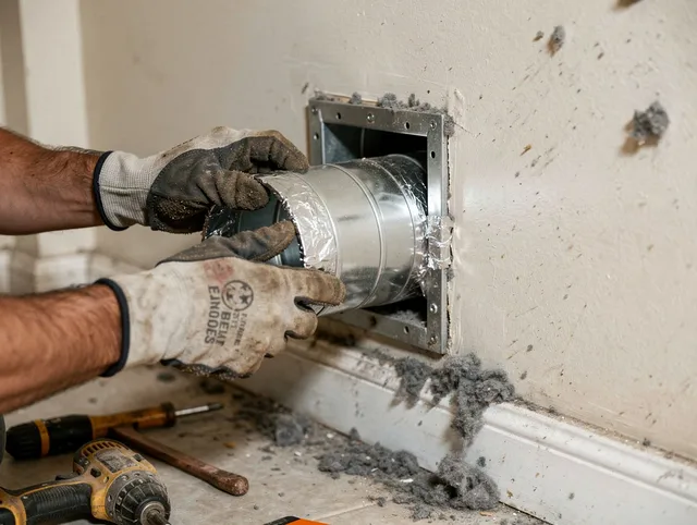 Professional dryer vent repair and installation by Pataskala Dryer Vent Cleaning in Pataskala