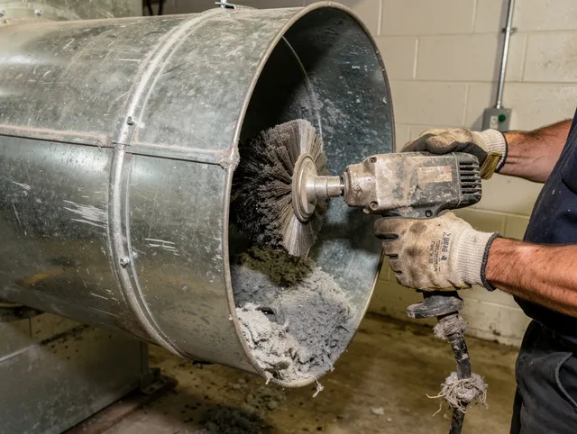 Industrial-grade dryer vent cleaning by Pataskala Dryer Vent Cleaning in Pataskala