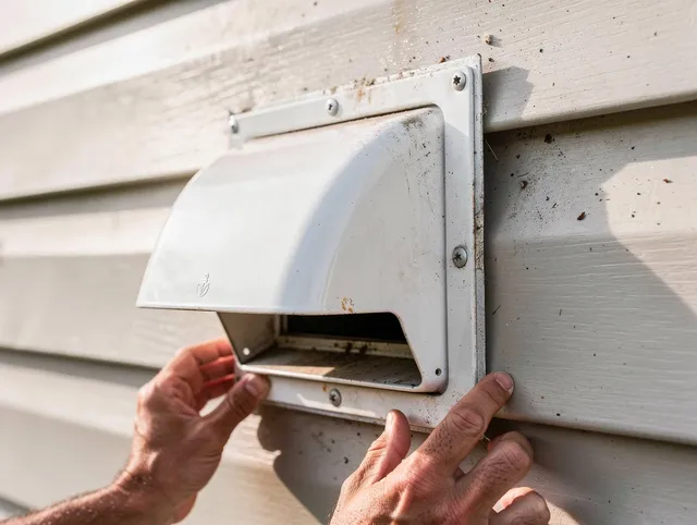 Pataskala Dryer Vent Cleaning technician delivering thorough residential dryer vent cleaning service in Pataskala